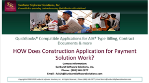 How Does Construction Application for Payment work with QuickBooks?