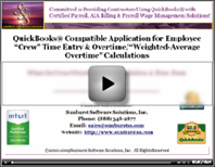 How does Crew Overtime Entry Solution work with QuickBooks?